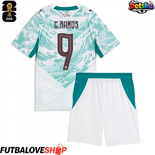 Dres Portugalsko Goncalo Ramos #9 Preč pre deti MS 2026 Krátky Rukáv (+ trenírky)